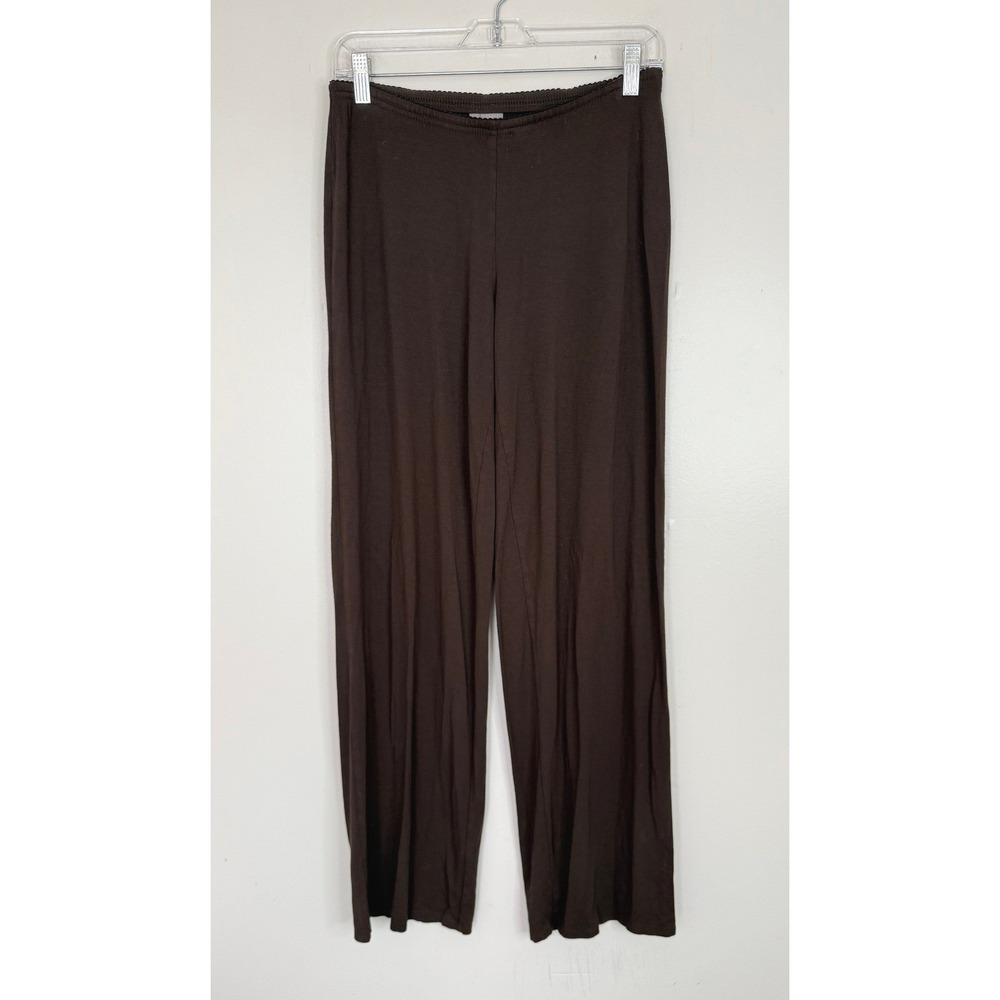 J. Jill Women's Wearever Full Leg Casual Wide Leg Stretch Pants Brown Size XS